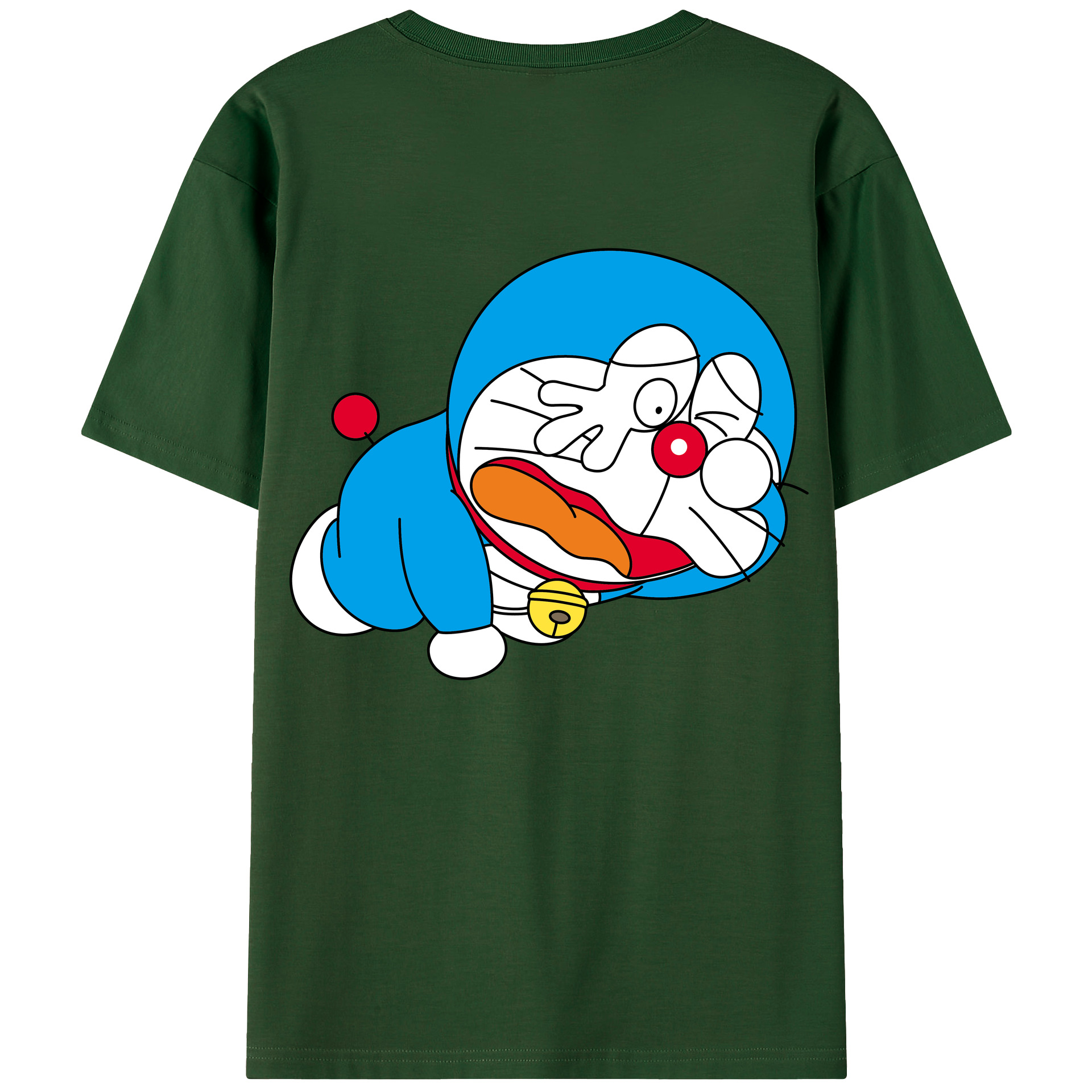 （画像用） ドラえもん Doraemon 綿100％半袖Tシャツ（背面プリント）